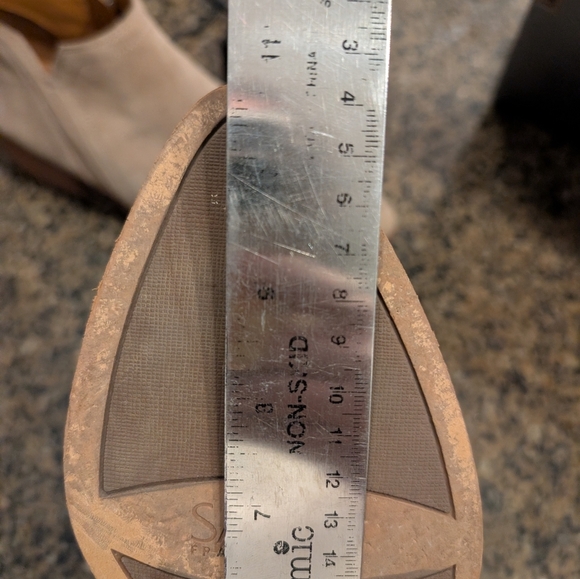 FRANCO SARTO Paivley Tan Suede Leather Ankle Booties - Picture 8 of 8